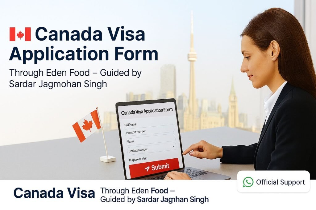 Canada Visa Application Form 