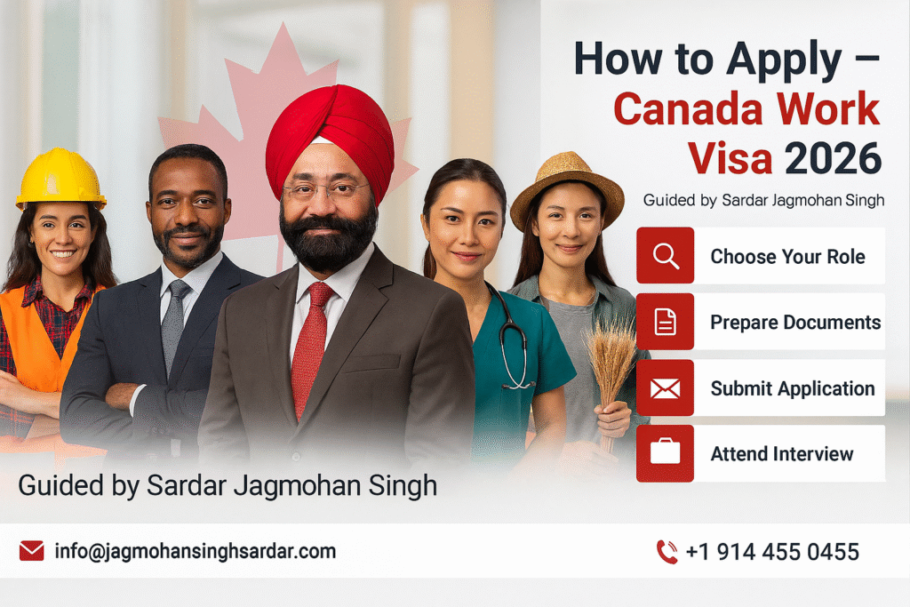 How to apply work visa