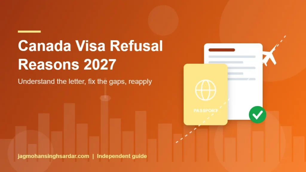 Canada visa refusal reasons 2027 guide banner